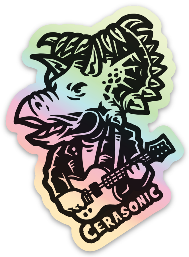 Bolt Blitz Sticker - Holographic 2.17" x 3"